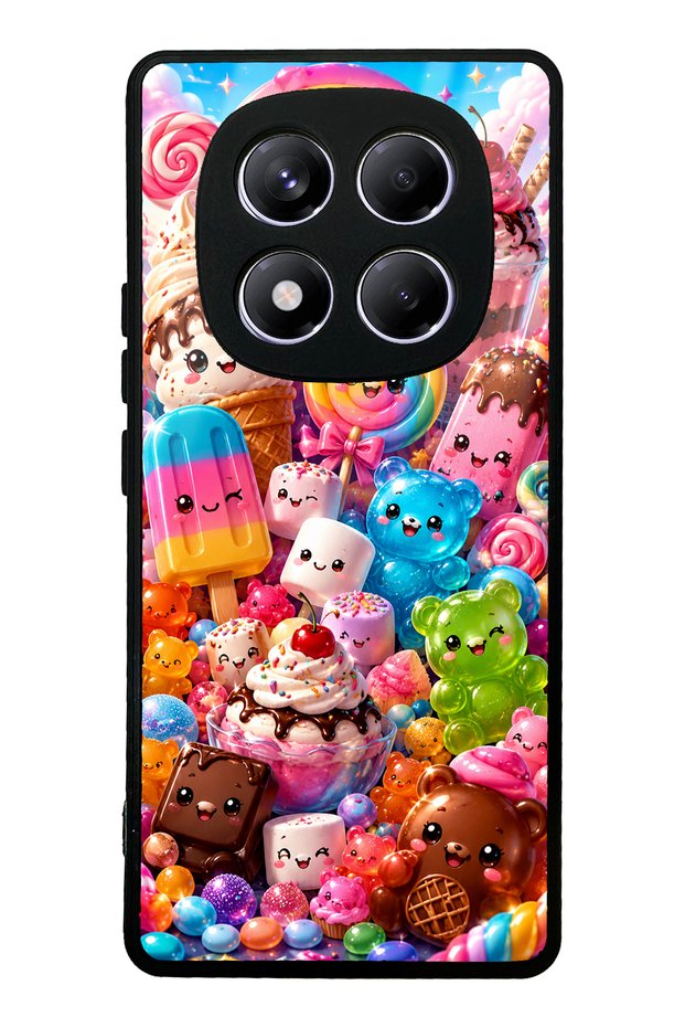 Xiaomi Redmi Note 14 Pro 4g Kawaii Candy Party Design Glossy Phone Case