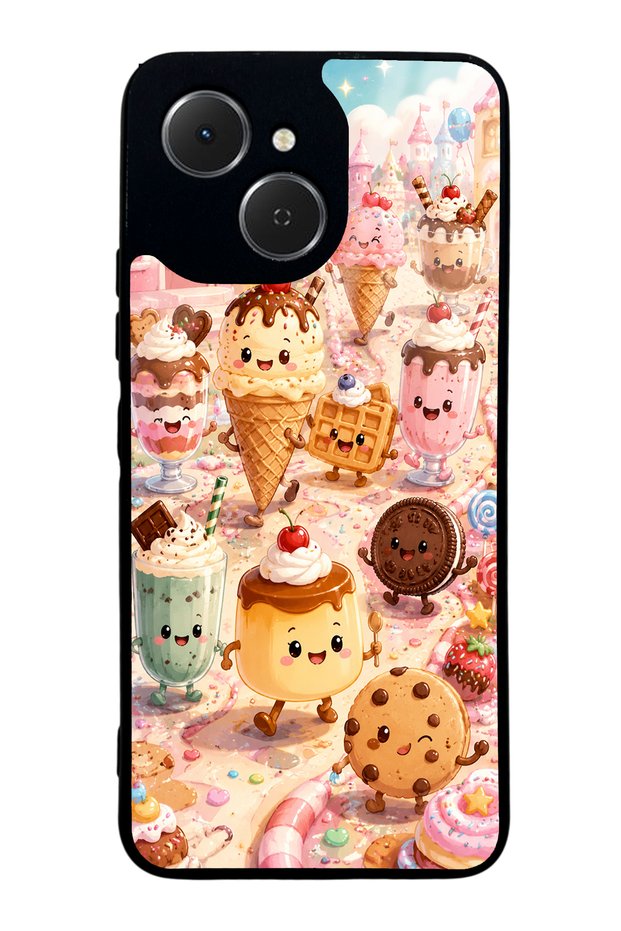 Tecno Spark 40C Dessert Wonderland Design Glossy Phone Case
