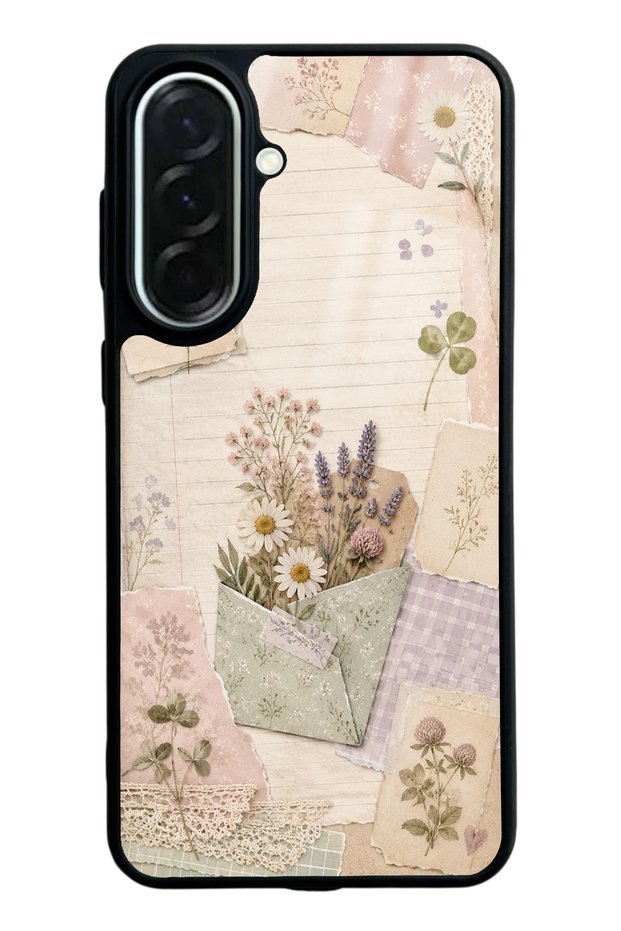 Samsung A37 Wildflower Diary Design Glossy Phone Case