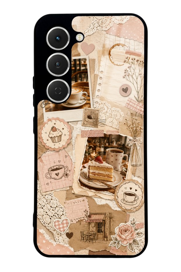 Tecno Spark 40 Pro Glossy Phone Case with Café Love Letters Design