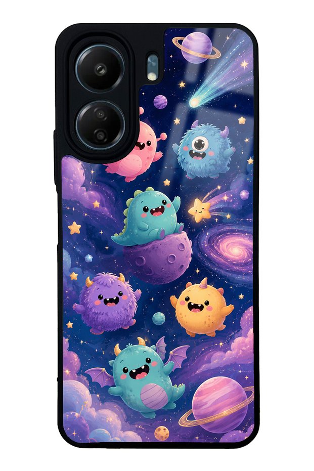 Xiaomi Redmi 13C Monster Galaxy Design Glossy Phone Case