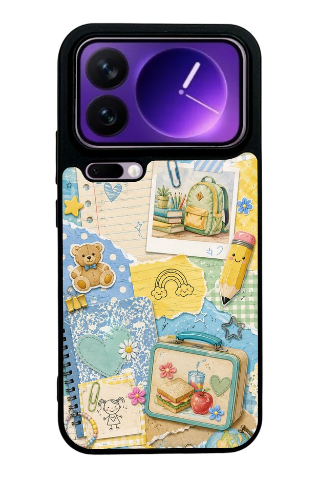 Xiaomi 17 Pro Campus Notes Design Glossy Phone Case