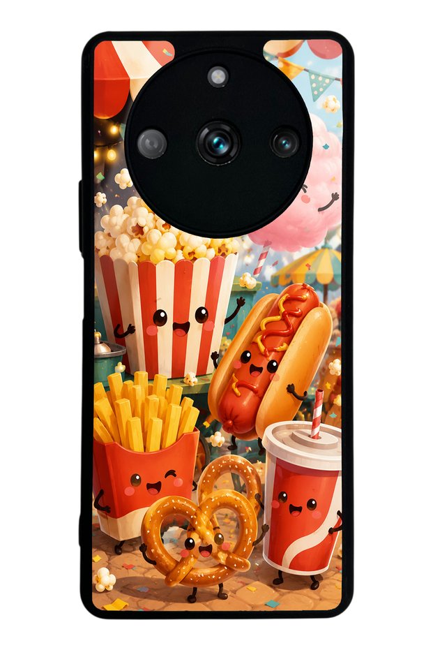 Realme 11 Pro Fun Food Party Design Glossy Phone Case