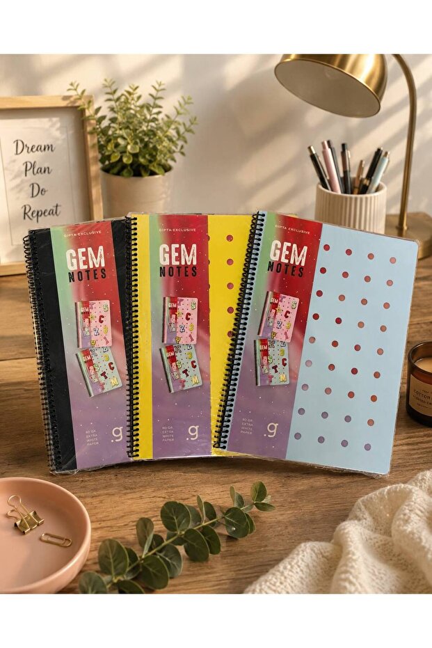 80 Sheets Hard Plastic Cover Spiral Notebook (Cover May Vary)