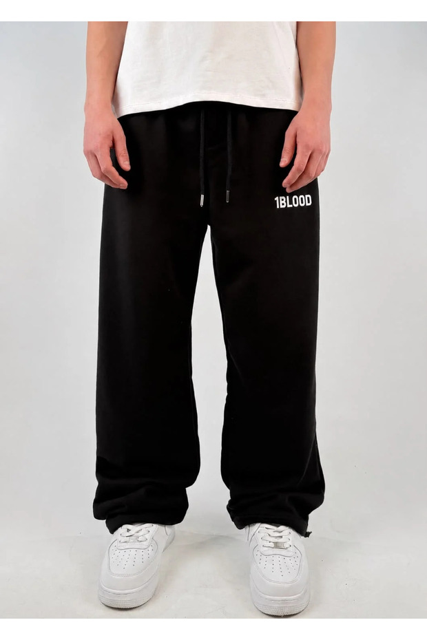 Baggy Kalip Sweatpants Embroidered Premium Adjustable Leg Oversized Sweatpants
