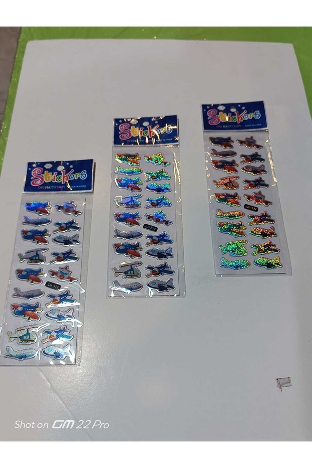 Colorful Sticker 3 Pieces