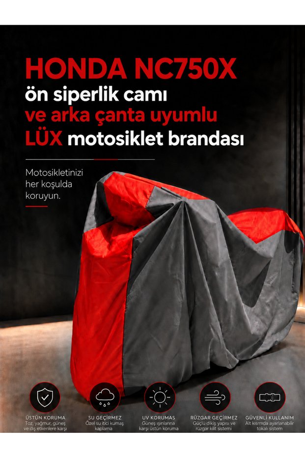 Lux Motorcycle Tarpaulin Compatible with Honda Nc750X Models