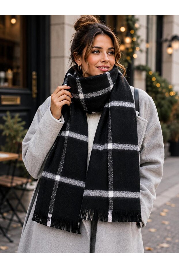 Unisex Thick Soft Scarf, Soft Scarf, Winter Trend Scarf