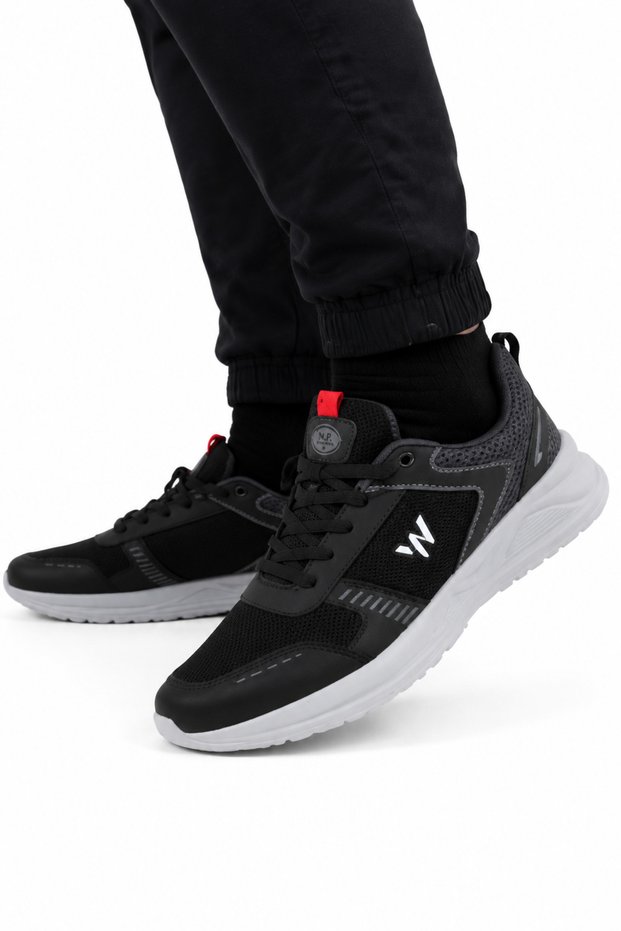 Unisex Faylon Sole Airfile Sports Shoes Black - Smoke