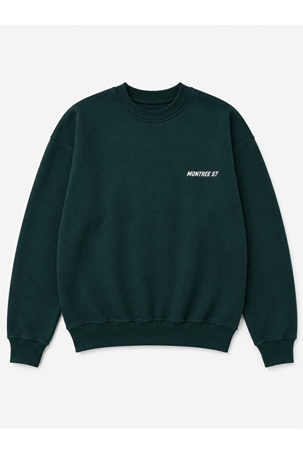 Unisex 3 Thread Threaded 100% Cotton Regular Fit Hoodless Basic Sweatshirt