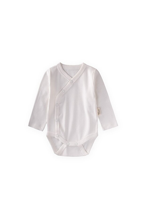Double-Breasted Bodysuit 0-18 Months Off-White