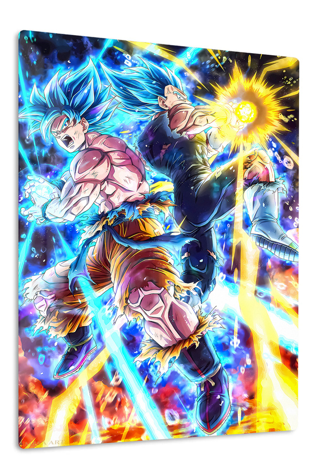 Goku Ultra Instinct Anime Metal Wall Art