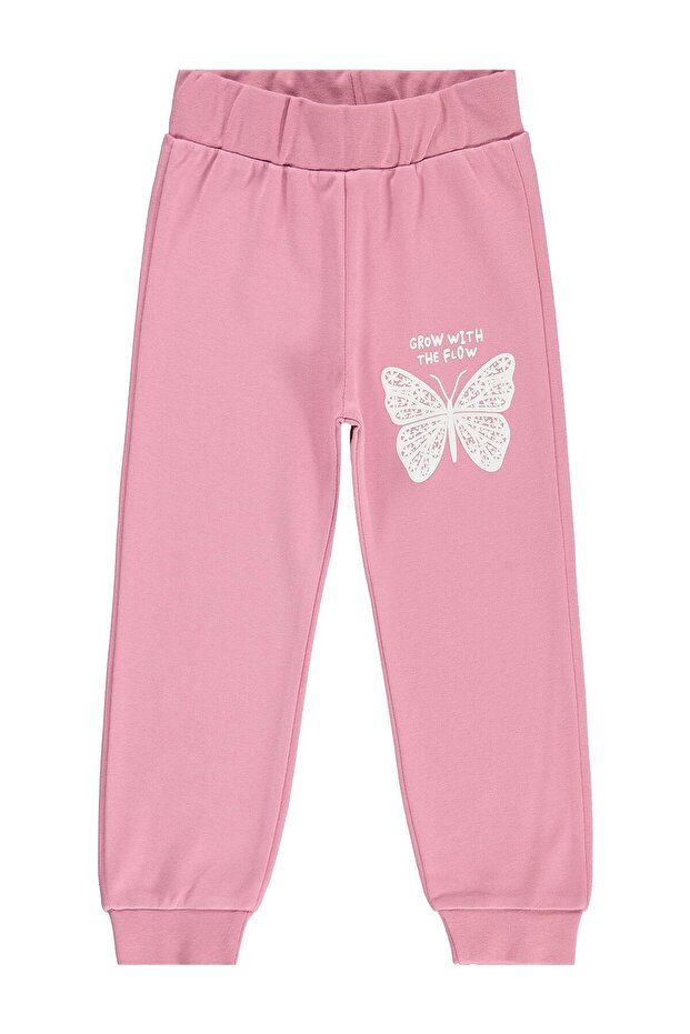 Rainbow Printed Sweatpants for Ages 2-5 - Pink