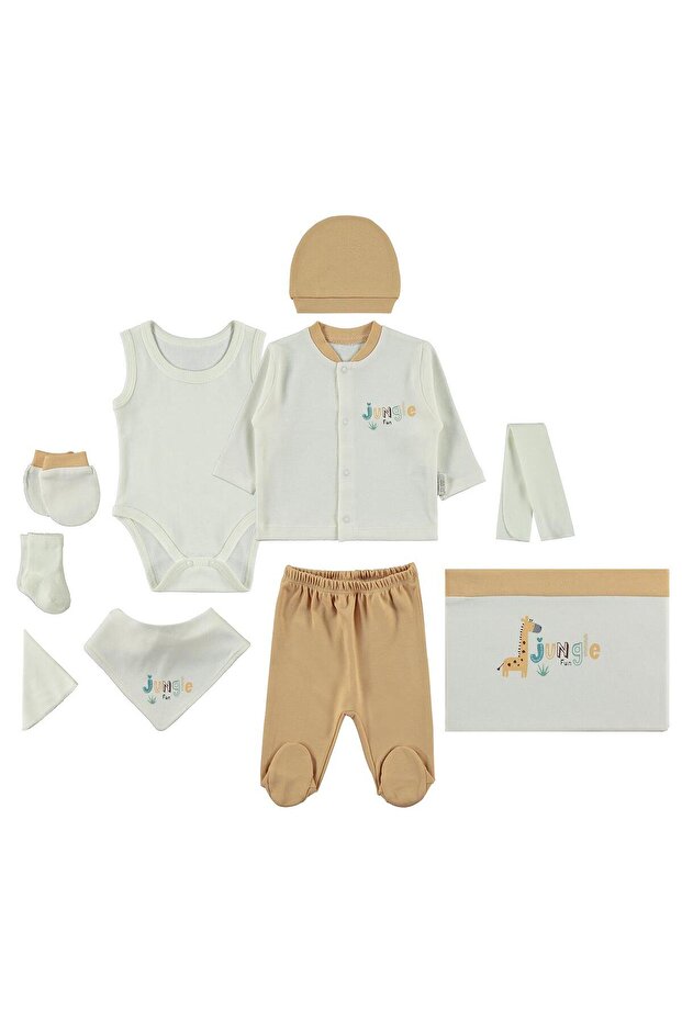 Jungle Bodysuit Sets - Brown