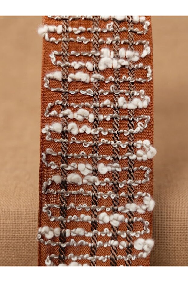 French 40mm Jacquard Ribbon 25 Meters