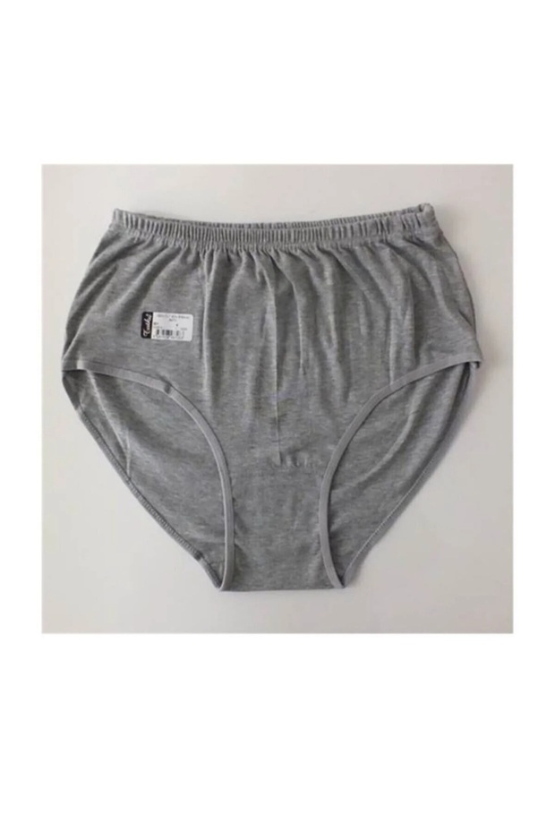 Tutku-Women's White 4-Pack Cotton Ribbed Bato Panties
