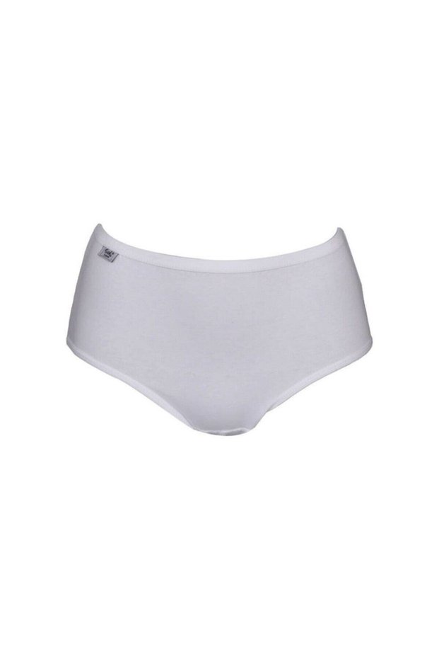 Tutku-Women's 12-Pack High Waist Lycra Thin Waist Bato White 0924