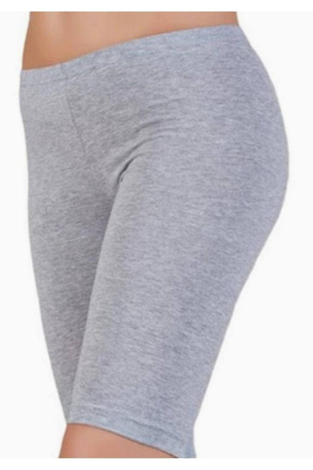 Tutku-Women's Gray Short Tights New Season (12 Pieces Economic Package)