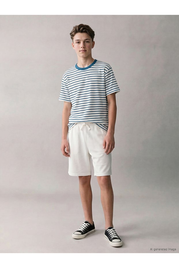 Peak New Season Elastic Waist Pocketed Boys' Shorts