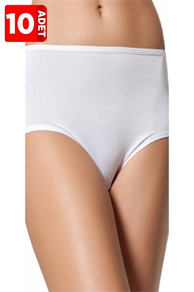 Tutku-10 Pack 100% Cotton Thin Elastic Bato Panties