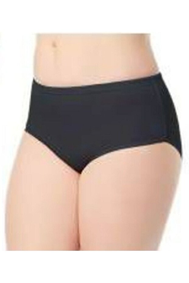 Tutku-924 Women's Black 6-Piece Elastane 100% Cotton Bato Panties