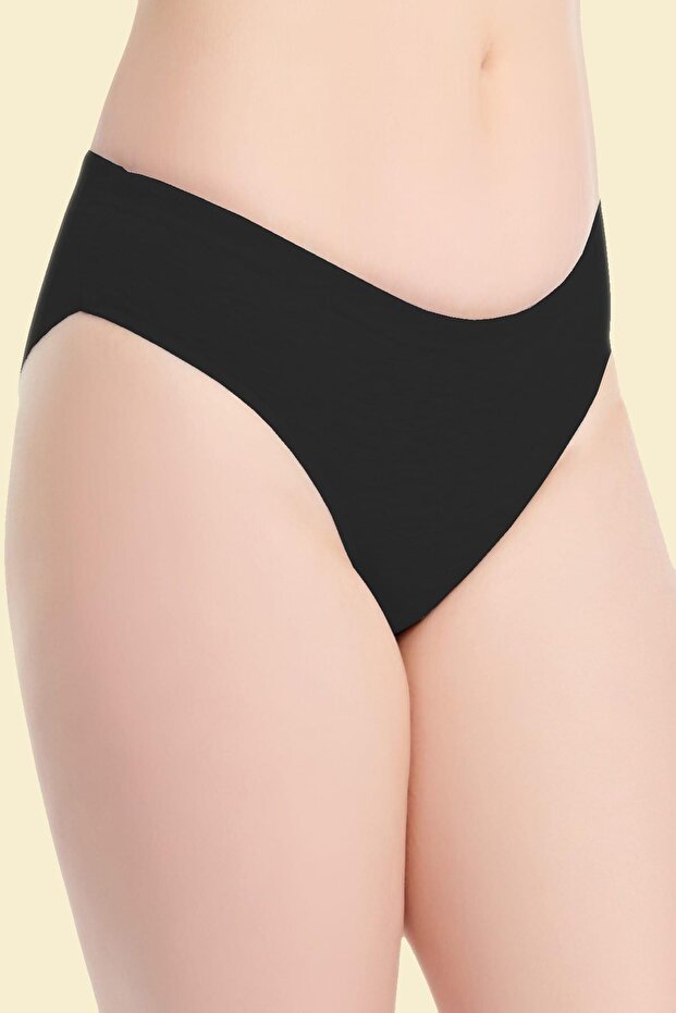 Tutku-Women's Red 6-Pack Cotton Classic Panties