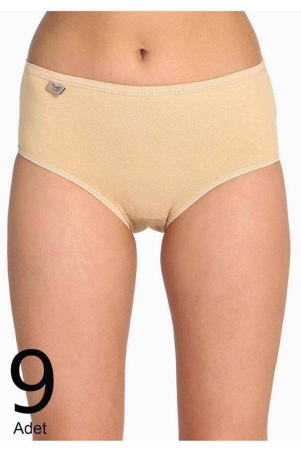 Tutku-Women's Ten 9 Pack Lycra Bato Panties Elf568Tccm9 New Season