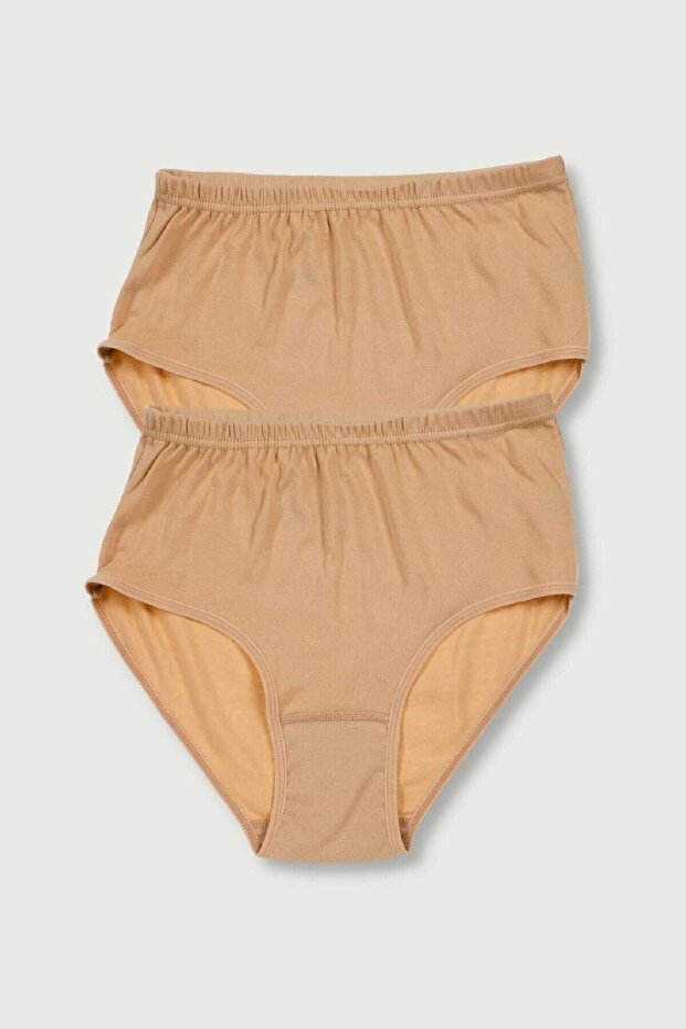 Tutku-Women's Ten 2-Pack Cotton Ribbed Bato Panties