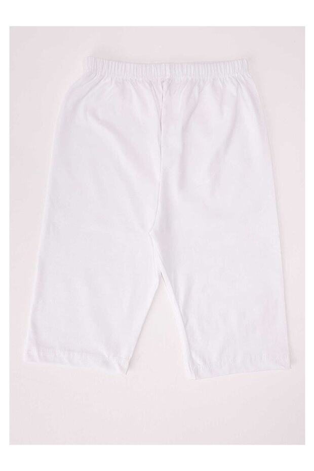 Tutku-3 Pieces White Color Short Tights