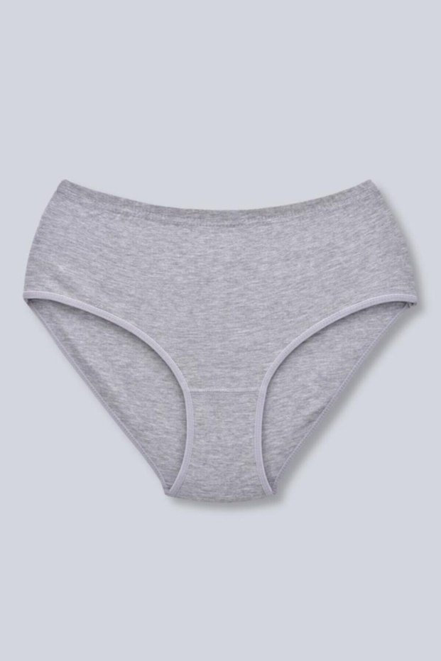 Tutku-Women's Gray Ribana Bato Panties 3-Pack