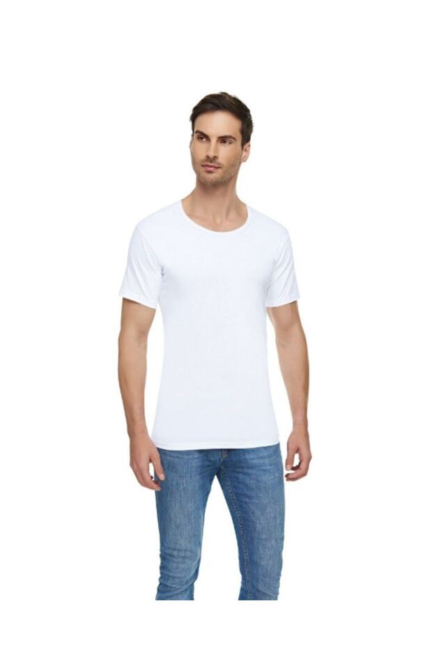 Tutku-3 Pack Elite Men's Combed Cotton Crew Neck Undershirt