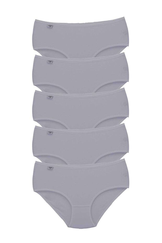 Tutku-4 Pieces Women's High Waist Bato Thin Rubber Panties Skin Color