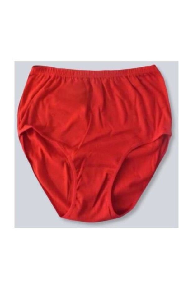 Tutku-Women's Red Cotton Panties 6-Pack
