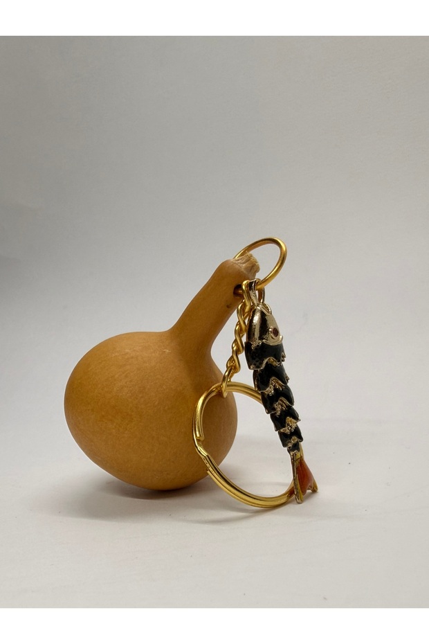 Gourd koi fish luck abundance fortune keychain