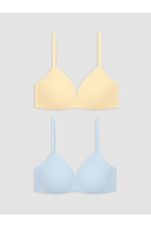 Non-Wired Non-Padded Triangle Bra 2-Pack (S6)