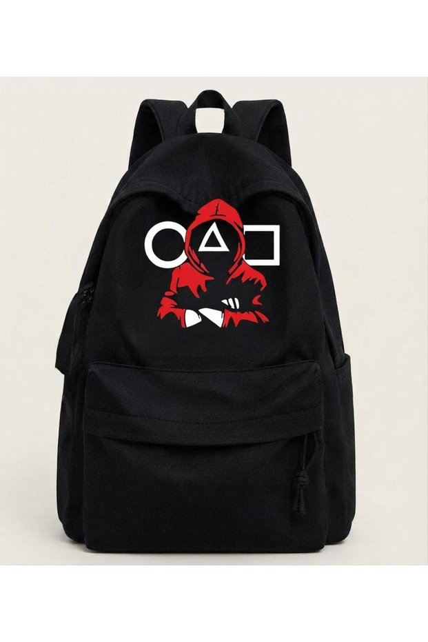 Squid Printed School, Study, Gym, Daily Use, Study Bag