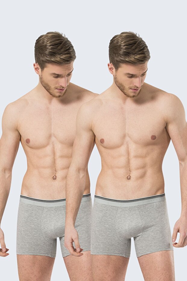 Men's Lycra Pouched Boxer 2-Pack, 95% Cotton, 5% Elastane