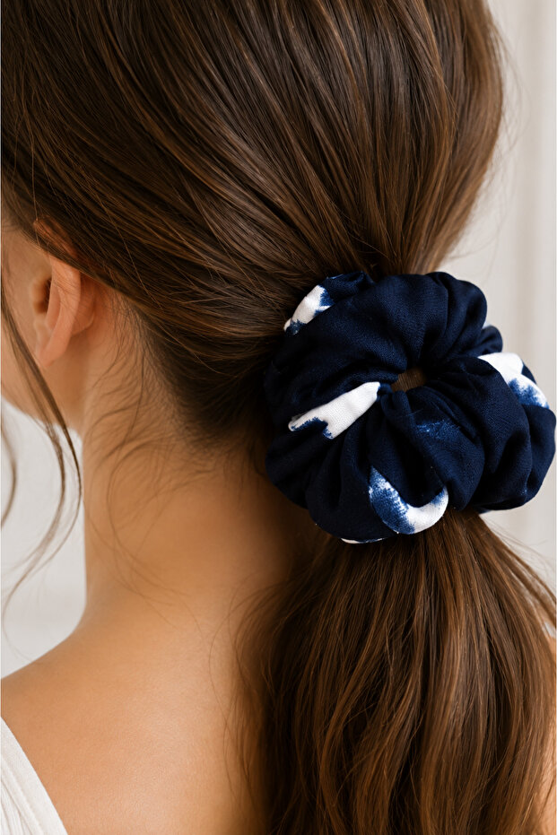 Women's Double Color Viscose Elastic Hair Clip Scrunchie