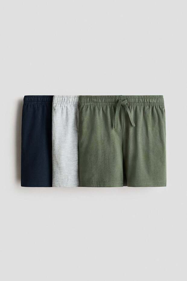 3-pack cotton shorts