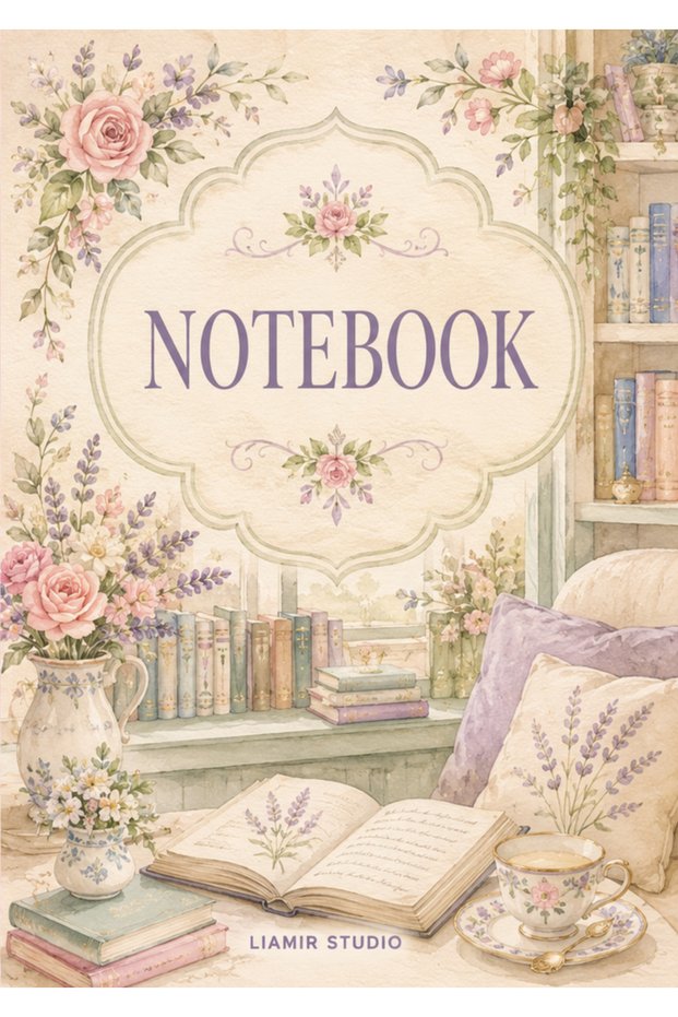 Notebook, A5 Lined Notepad 50 Sheets, 100 Pages, Laminated Cover / Wire Spiral