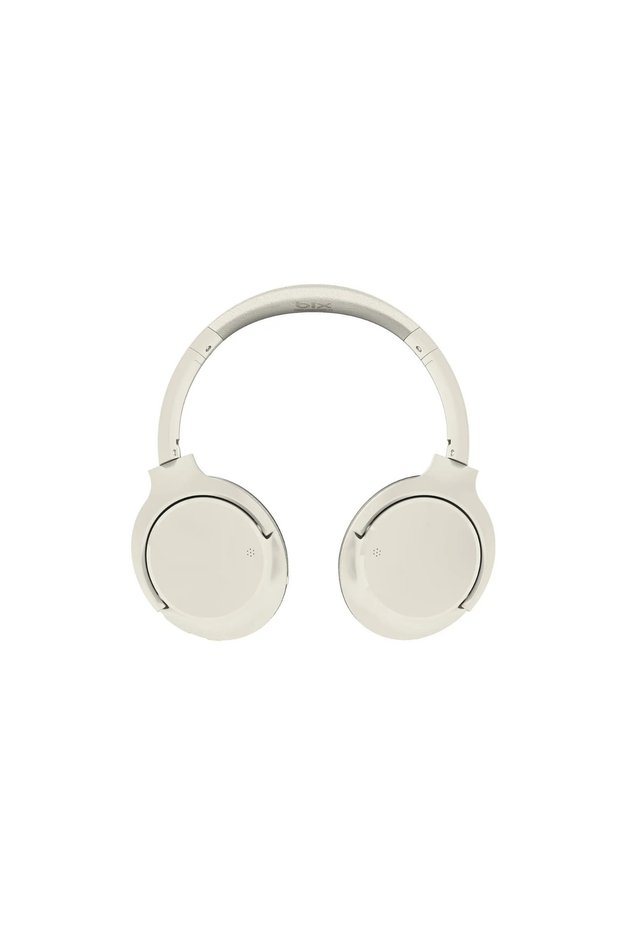 Bi̇x H2 Soundcraft 40mm Driver 14-Hour Playtime Foldable Bluetooth 5.3 Over-Ear Headphones Beige