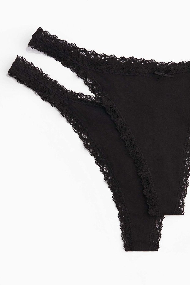 5-pack cotton tanga thong briefs