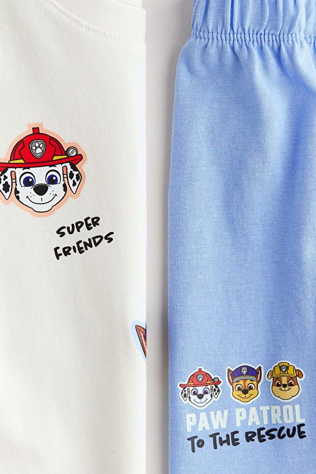 Printed cotton pyjamas