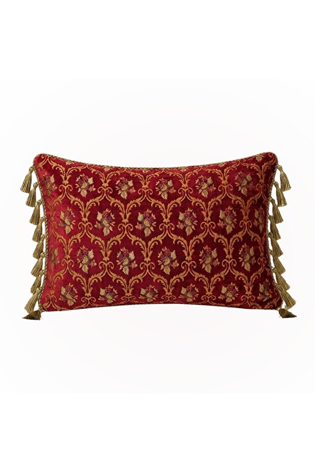 "Imperia" Patterned Tassel Throw Pillow Cover - 30X50