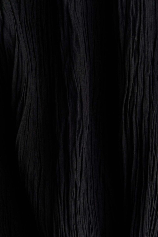 Crinkled bandeau dress