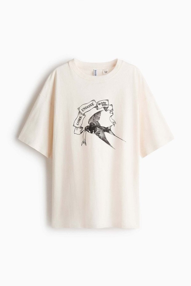 Oversized printed T-shirt