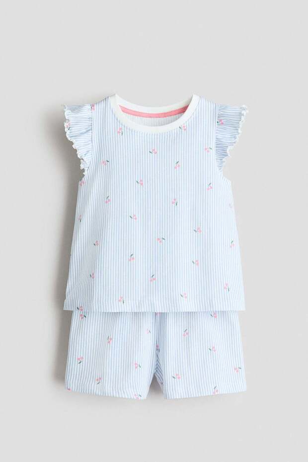 Patterned cotton pyjamas