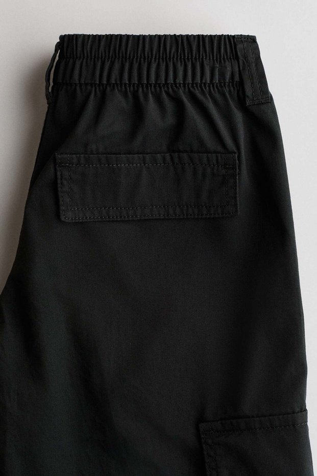 Cotton twill cargo trousers