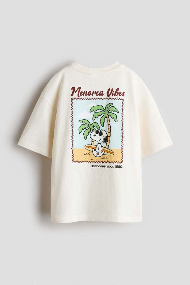 Loose-fit printed T-shirt