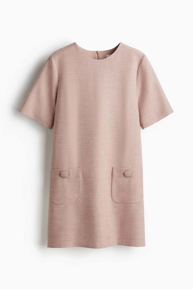 Pocket-front dress